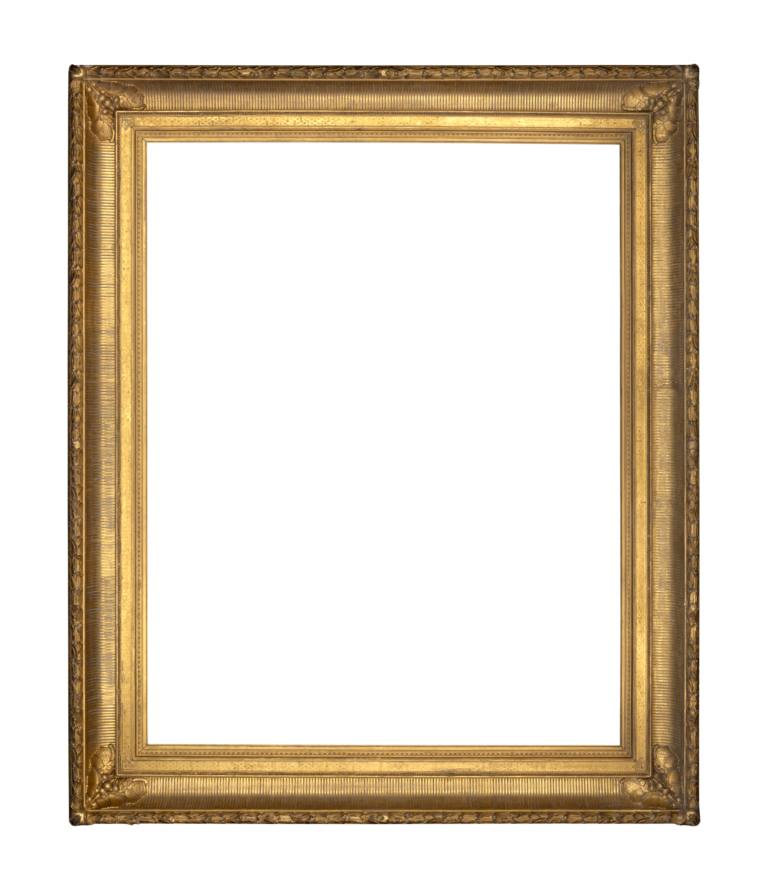 American 19th Century   Cove  Gold Frame