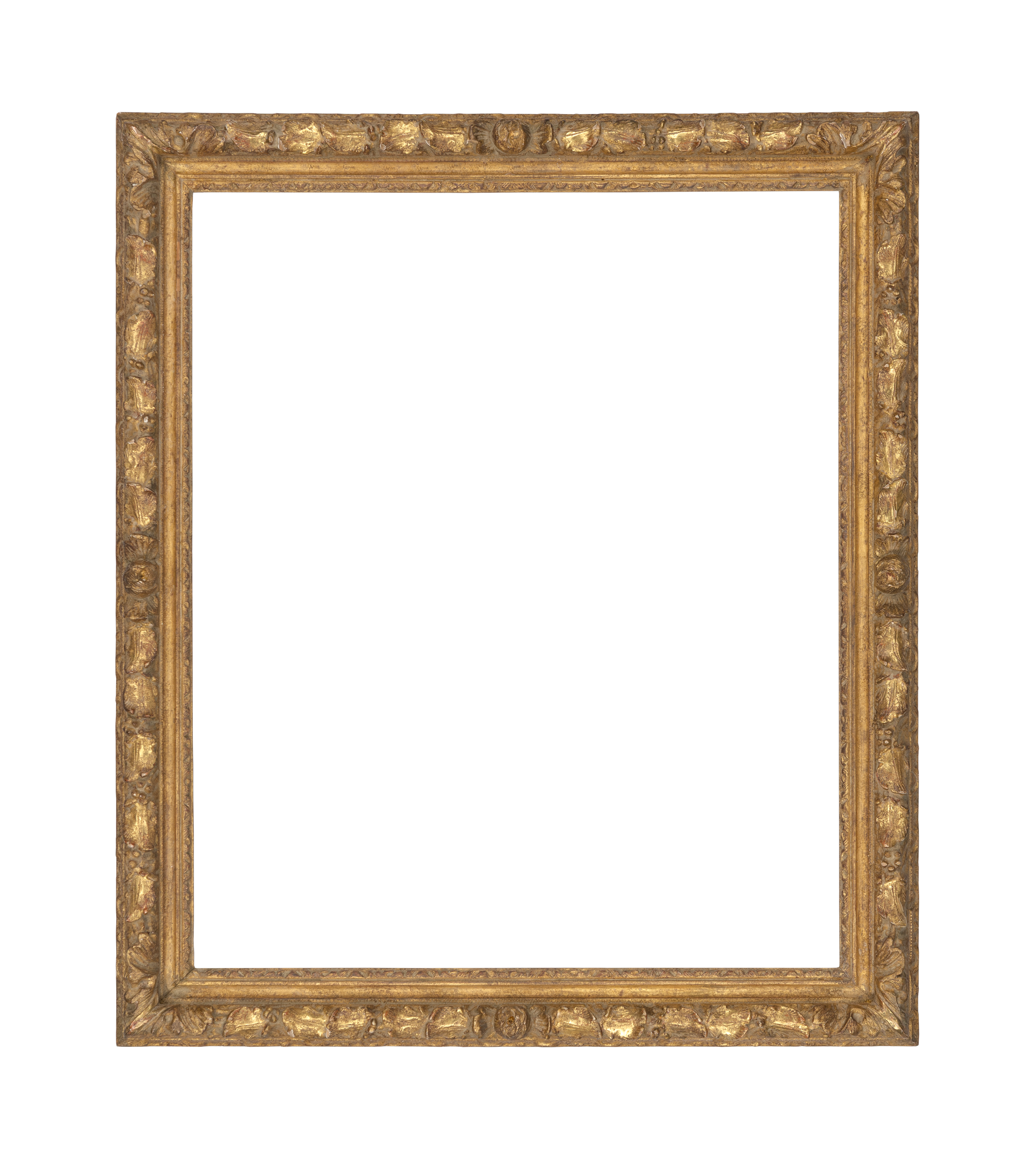 American 20th Century   Oak Leaf  Gold Frame