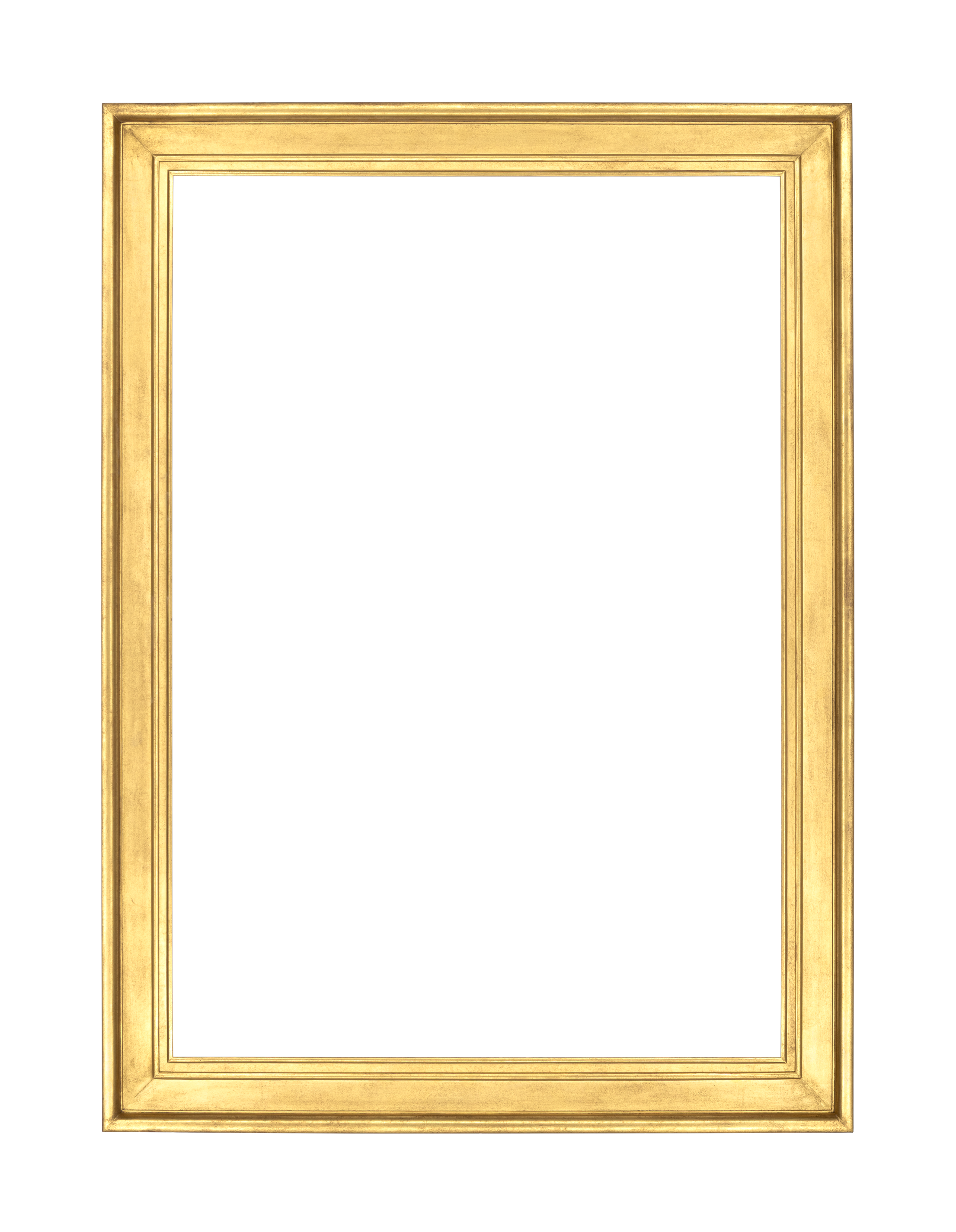 American 21st Century   Beveled  Gold Frame