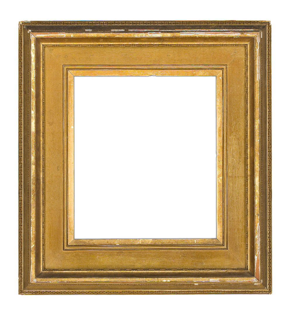 Unknown 19th Century   Panel  Composition Frame