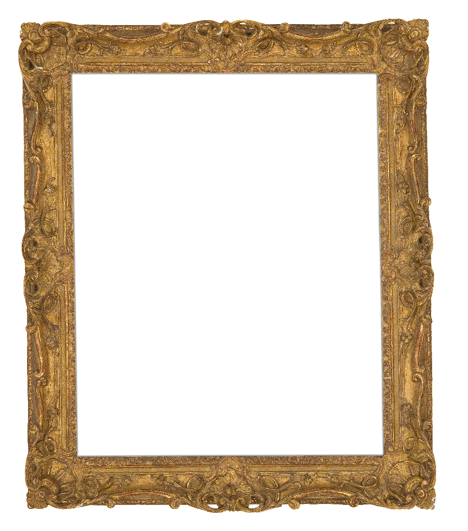 French 18th Century Louis 15th Double-sweep Frame