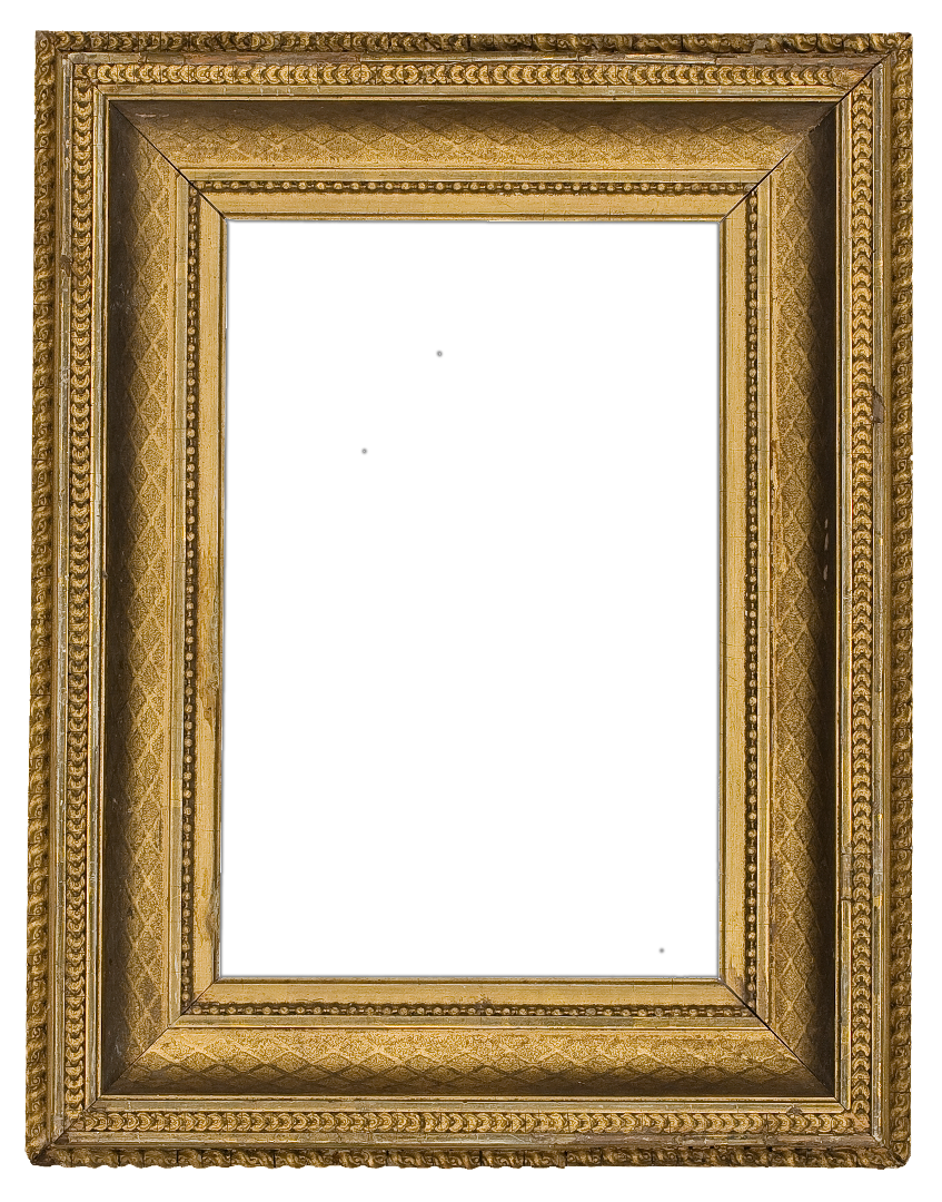 American 19th Century   Stenciled   Frame