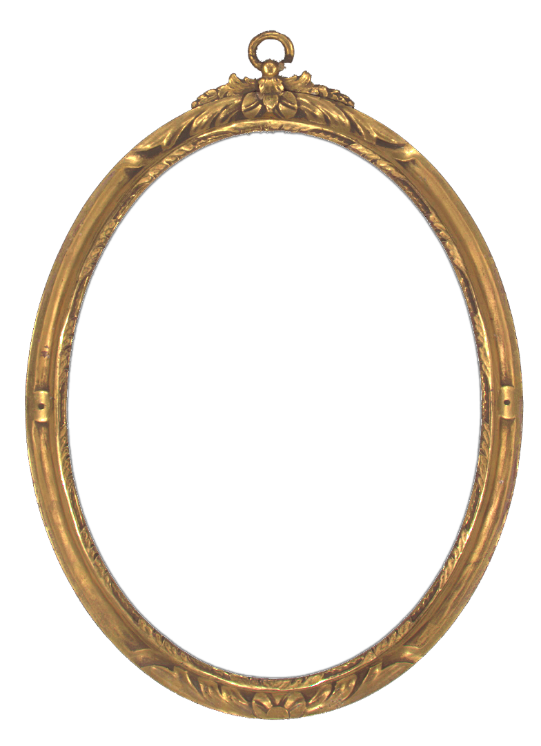American 20th Century Oval Frame