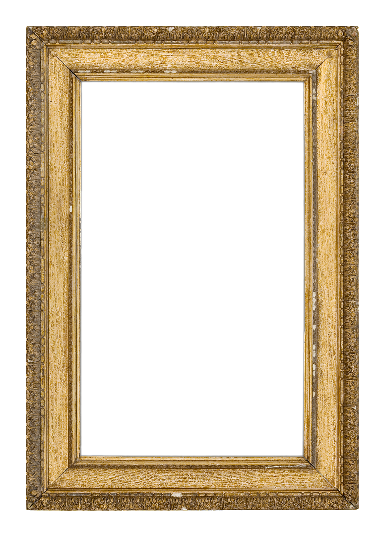 English 19th Century Watts Panel Oak Frame