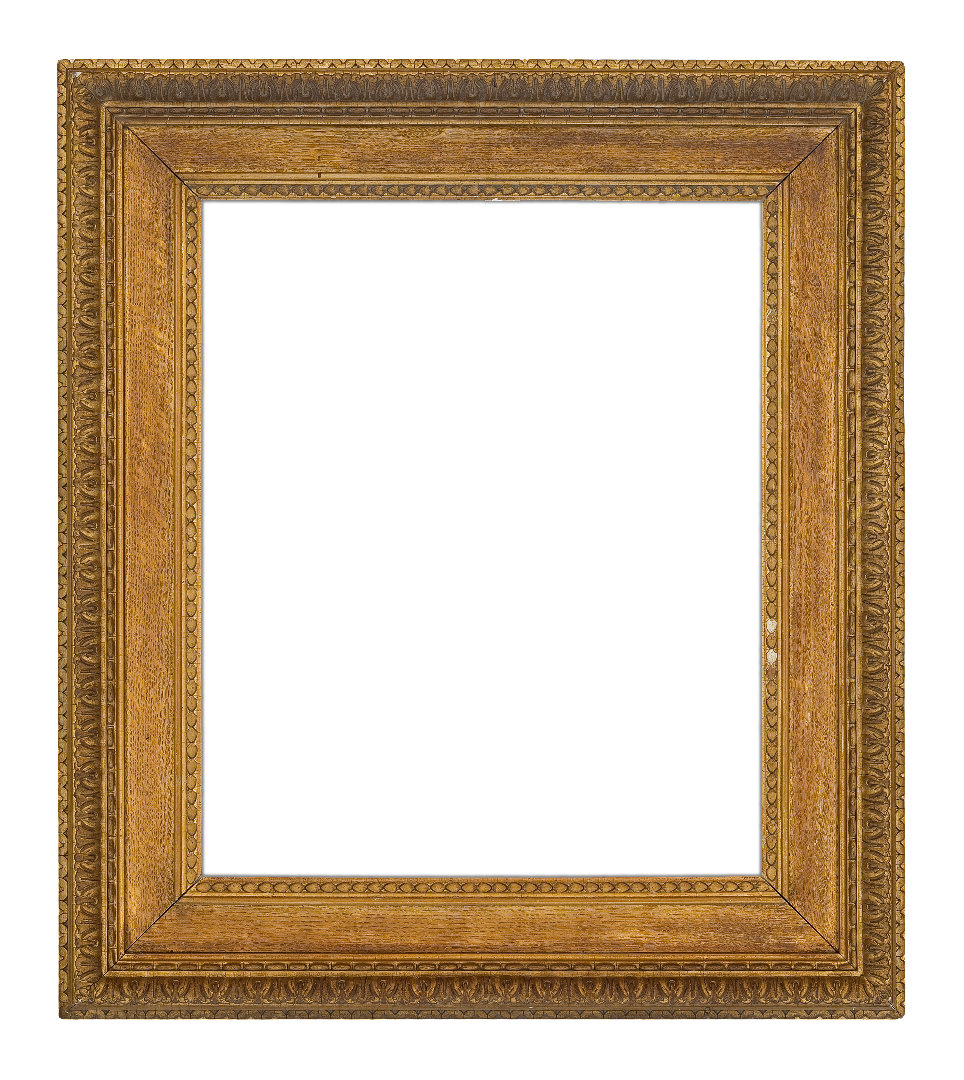 English 19th Century Watts Panel Oak Frame