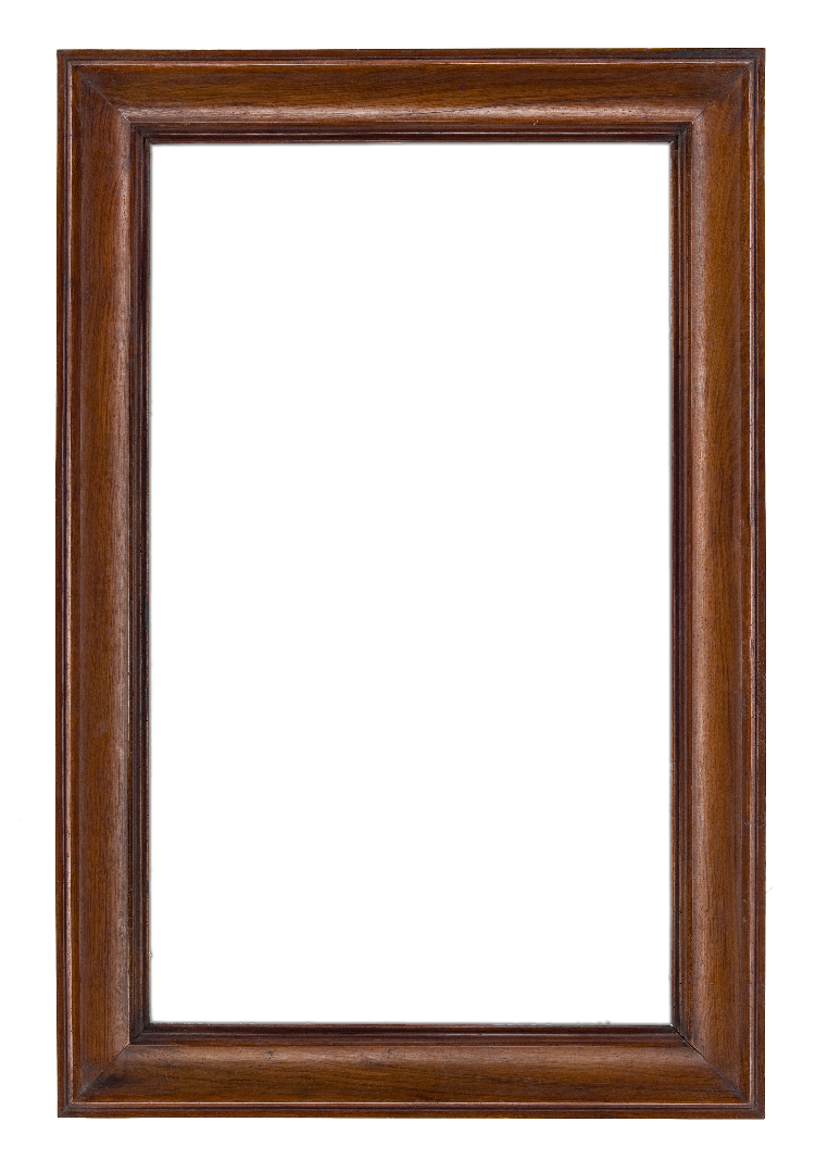 Dutch 19th Century Walnut Cove Frame